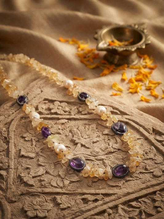 Amethyst Soleil Necklace