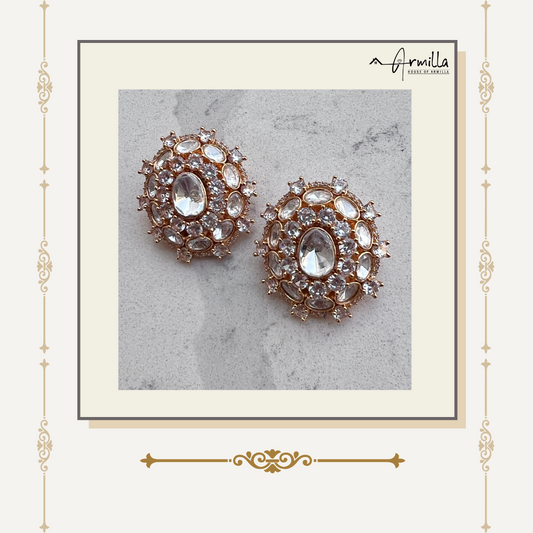 Regal Kundan Polki Studs