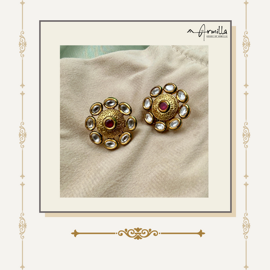 Royal Heritage Kundan Studs