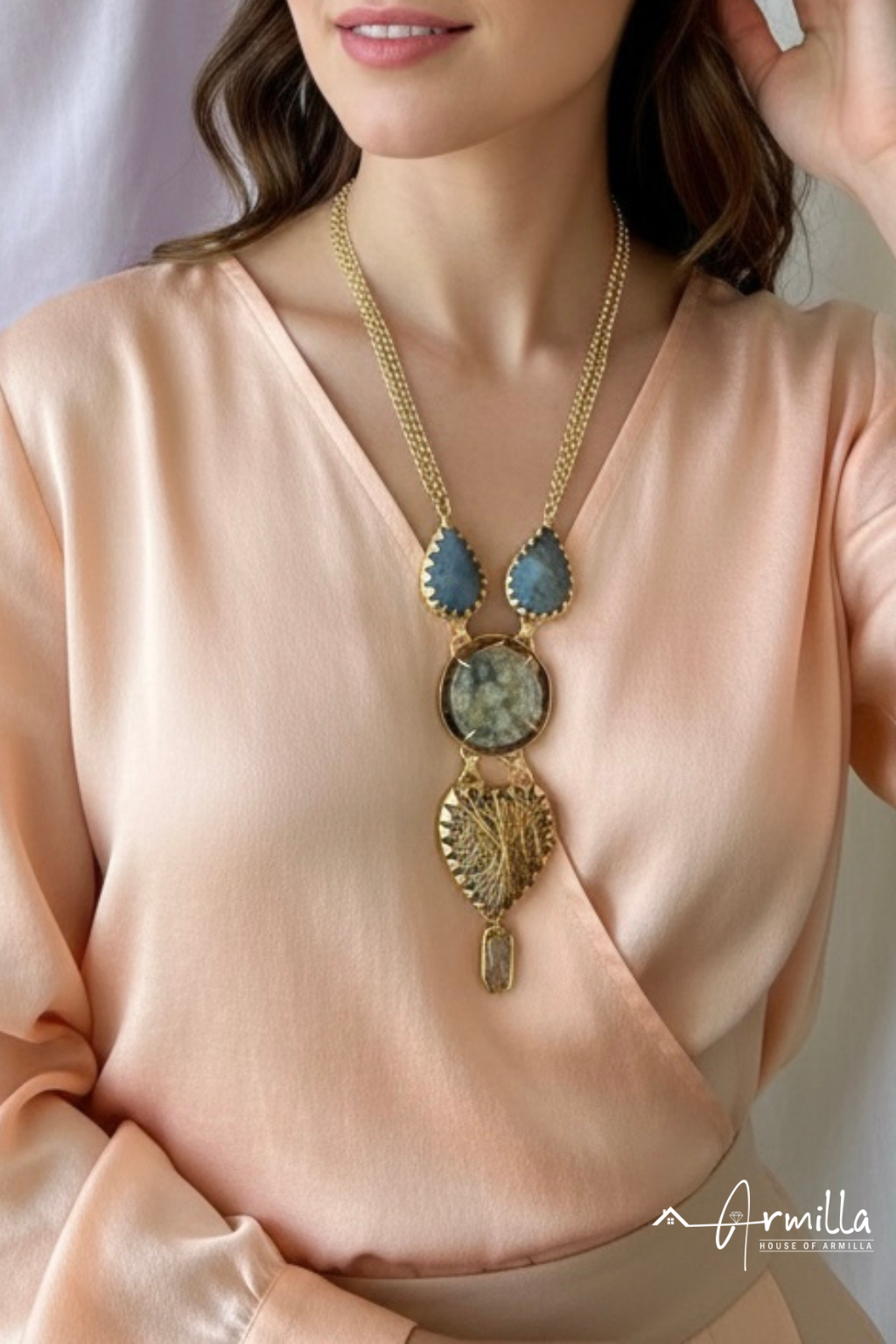 Verdant Muse Statement Necklace