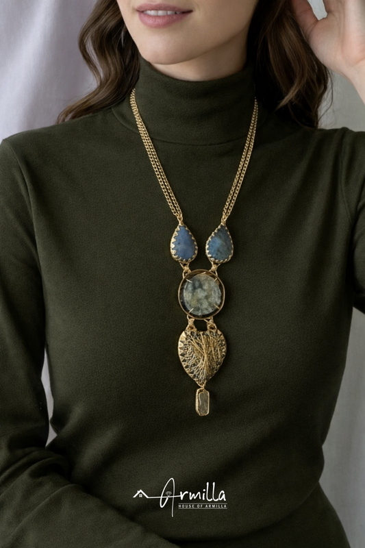 Verdant Muse Statement Necklace