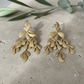 Whispers of Gold - Leaf Drop Earrings