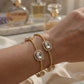 Ivory Glow Bangles