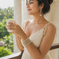 Pearl Cascade Statement Cuff Bracelet