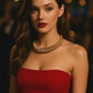 Classic Gold Collar Statement Necklace