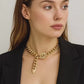Modern Gold Statement Necklace Collection