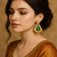 Emerald Radiance Kundan Studs