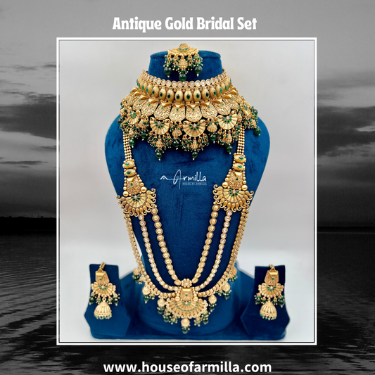 Antique Gold Bridal Set
