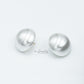 30 MM Half Pearl Stud Earrings