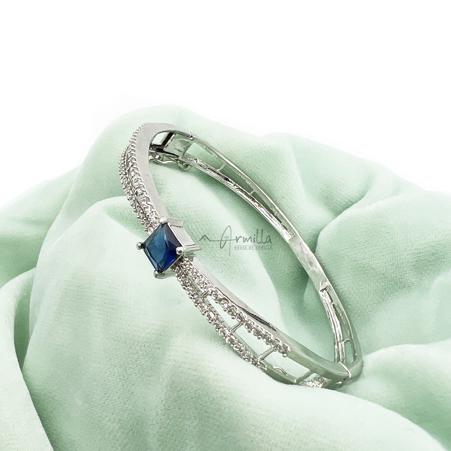 Sapphire Blue Stone Bracelet
