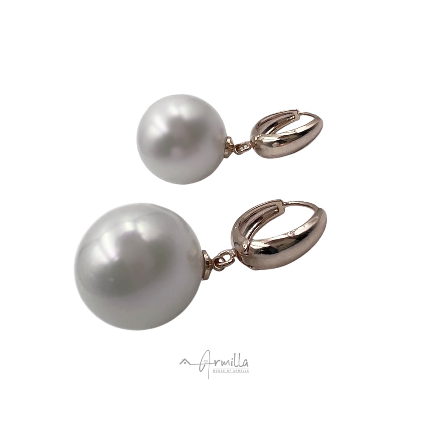 Hanging Pearl Drop Earrings
